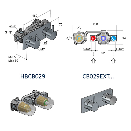 Corps Encastré - HBCB029