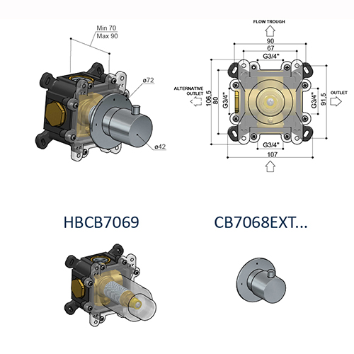 Corps Encastré - HBCB7069