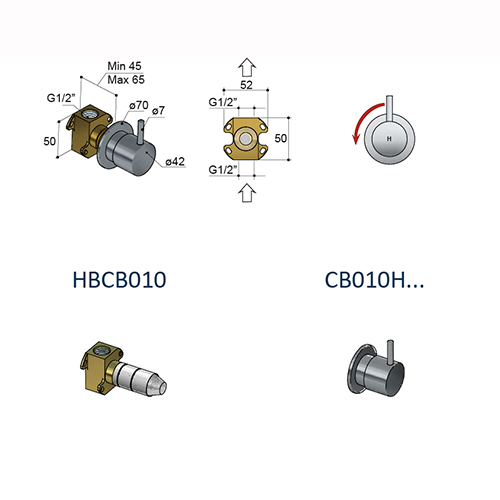 Corps Encastré - HBCB010H