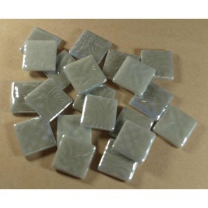 Aztec Gris Clair Brillant 2,4 x 2,4 cm, par 100g
