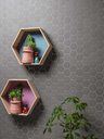 Emaux Pleine Masse Esagono Full Body, 5 x 5 cm (sur rete), Vendu au m, 1Bte = 1m²