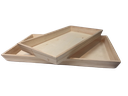 Plateau en Bois 38.5 x 24 cm .