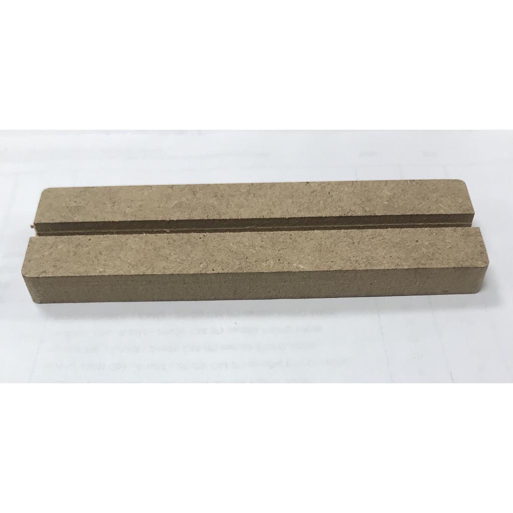 Support bois pour motifs de 6 mm - 35 x 3.5 cm