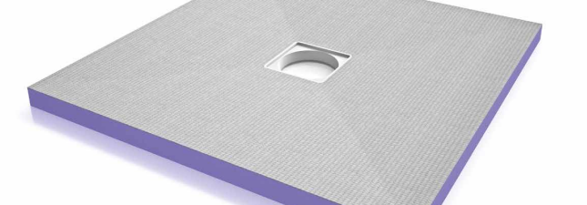 Fond de Douche Jackon, 100 x 100 cm, ep. 40 mm, Centré Aqua, vendu à la pièce