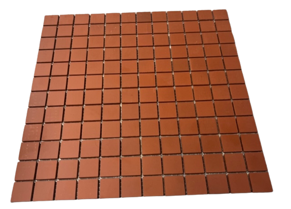 Grès Cérame 2,5 x 2,5 cm - 0133 Rouge, Par 100 gr