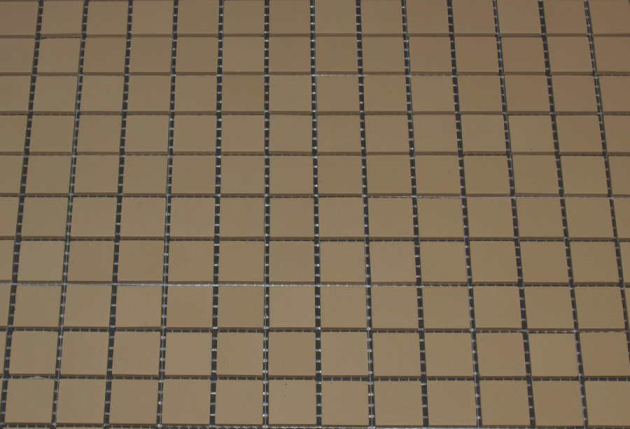 Gres Cerame 2 x 2 cm  Ivoire en plaque