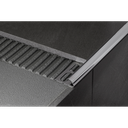 RIS / - Profilé bords arrondis - Protrim - Inox Satiné - 2.70 ml