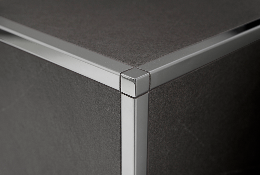 ZQAGN / - Angles pour profilé - ProAngle Q - Alu Brillant Griffé