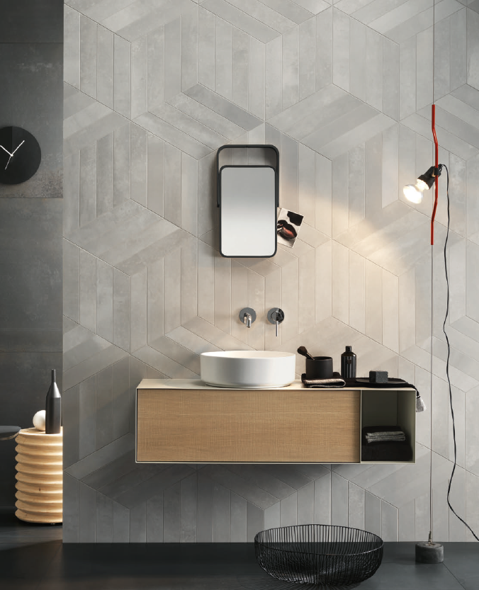 Grès Cérame, Metaline Mosaico Thorn, 29 x 34 cm, Ep. 9 mm, Vendu à la pièce, 1 Bte = 6 pièces