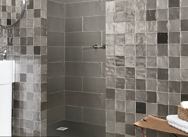 Faïence Stow Mix, 10 x 10 cm, Vendu au m², 1 Bte = 0.56 m² 