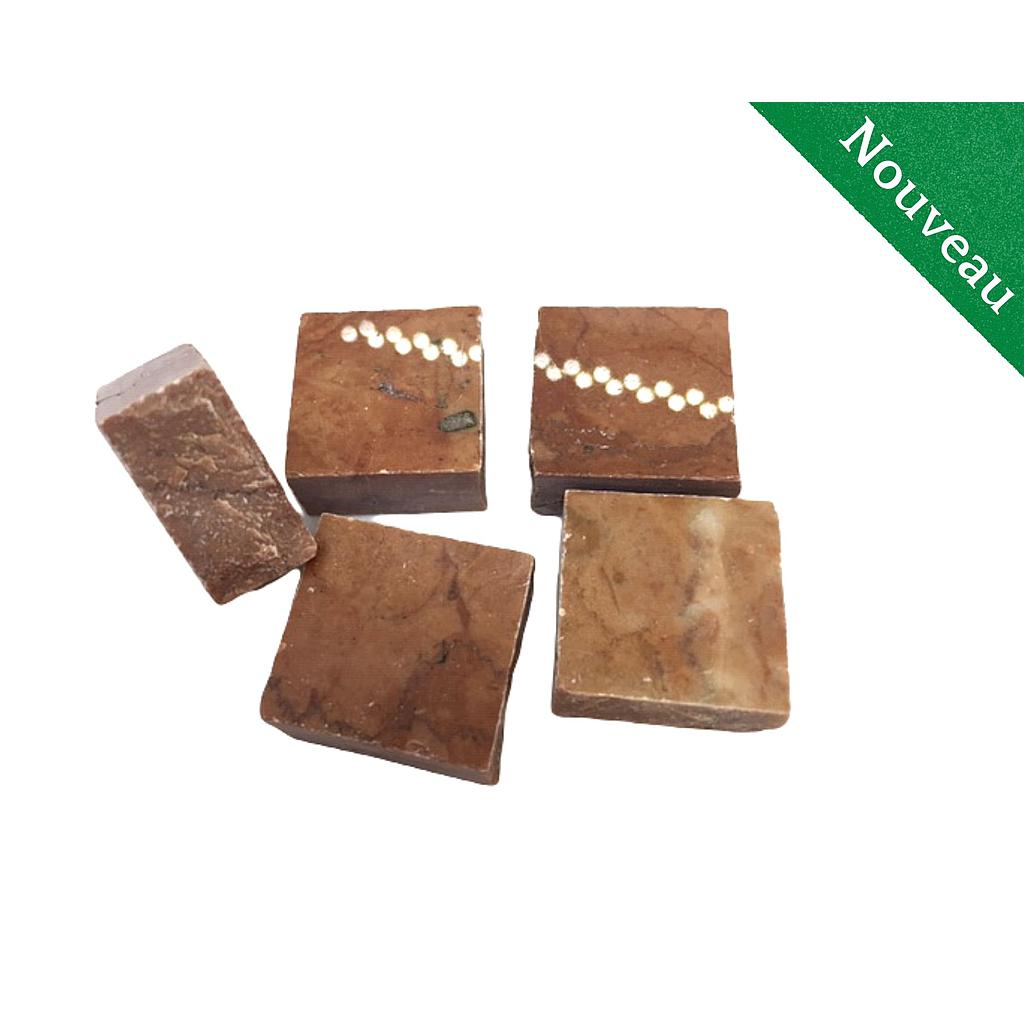 Marbre - Travertin Rosso, Par 100g