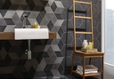 Grès Hexagone Concret Rombo, 22.5 x 26 cm, Vendu au m², 1 Bte = 0.66 m² 