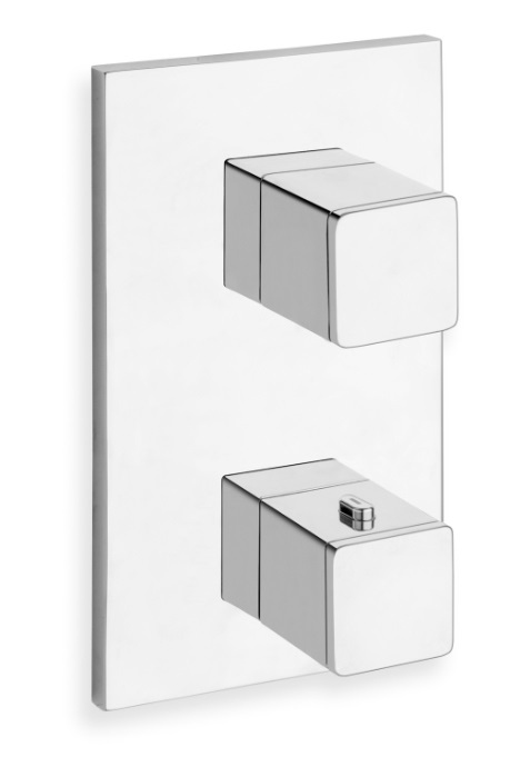Quadri - Façade Thermostatique - 3 Sorties - XQ 853