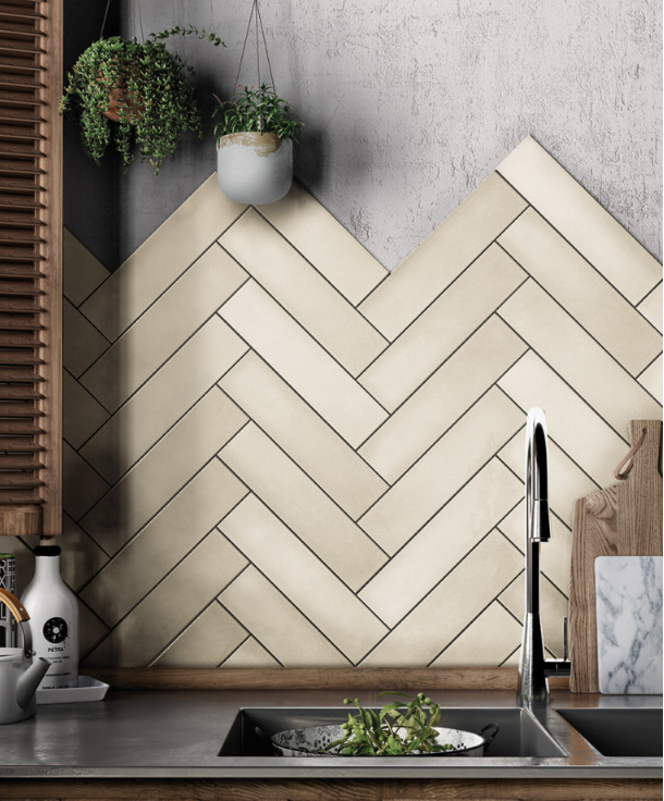 Faience Crackle, 7.5 x 15 cm, Vendu au m², 1 Bte = 0.50 m²