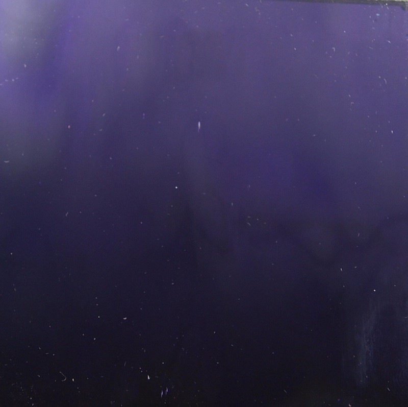 Miroir Coloré L - Violet Foncé Ondulé - 10 x 10 cm