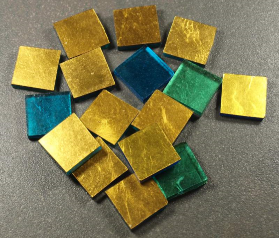 Orsoni 2 x 2 cm Oro Gaggia, à la pièce