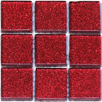 Pailleté 2,5 x 2,5 cm Rouge, par 100g