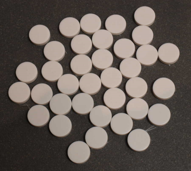 Pastilles Briare Blanc Mat 1,8 cm, par 100g