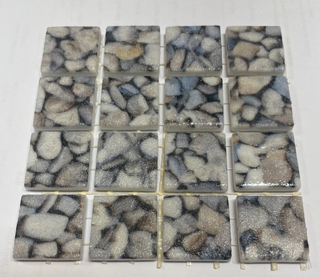 Pate de verre Perissa Beige, Par 100g