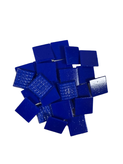 Pate de Verre Unilis 2 x 2 cm - N°133 Bleu Nuit, Par 100 gr