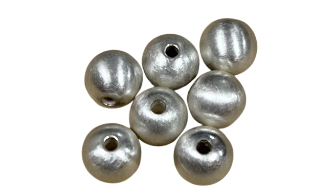 Perle argentée, à la pièce 