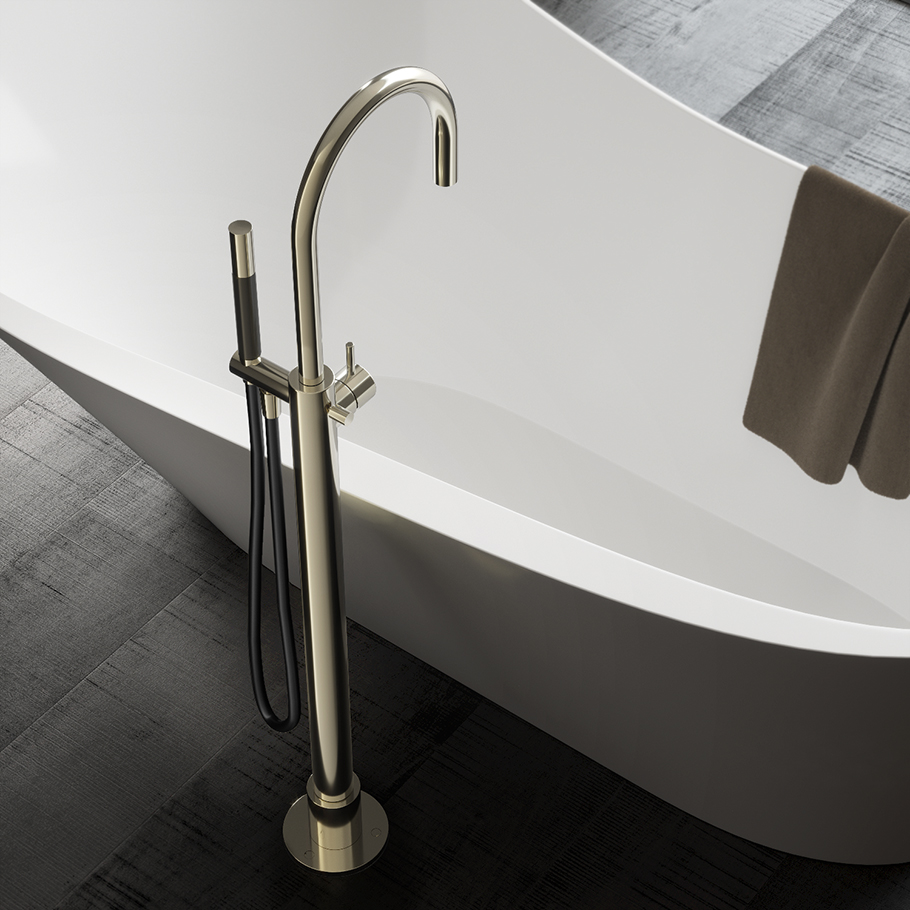 Cobber - Façade Mitigeur Bain / Douche - Sur pied - Douchette - CB077