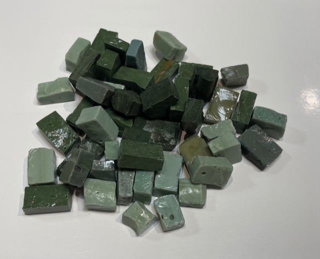 Smalts Antiques - Gazon, Par 100g