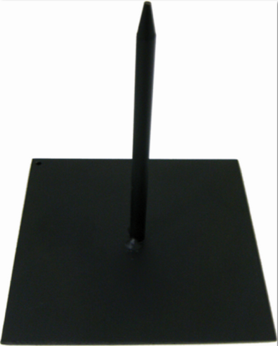 Socle 1 Pointe pour Forme en Polystyrène 12 x 12 cm  