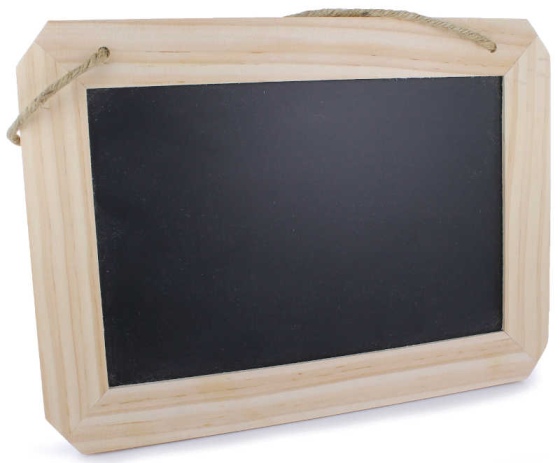 Tableau Noir à Pendre 25 x 18.5 cm