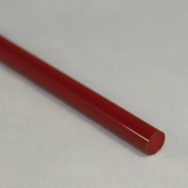 Tiges de verre - Rouge Foncé -  N°18, Par 100g