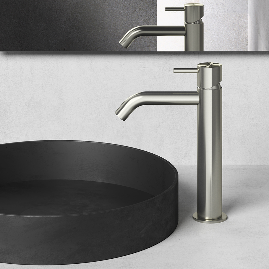 Archie - Mitigeur Lavabo Mi Haut - Inox 316 - AR003M