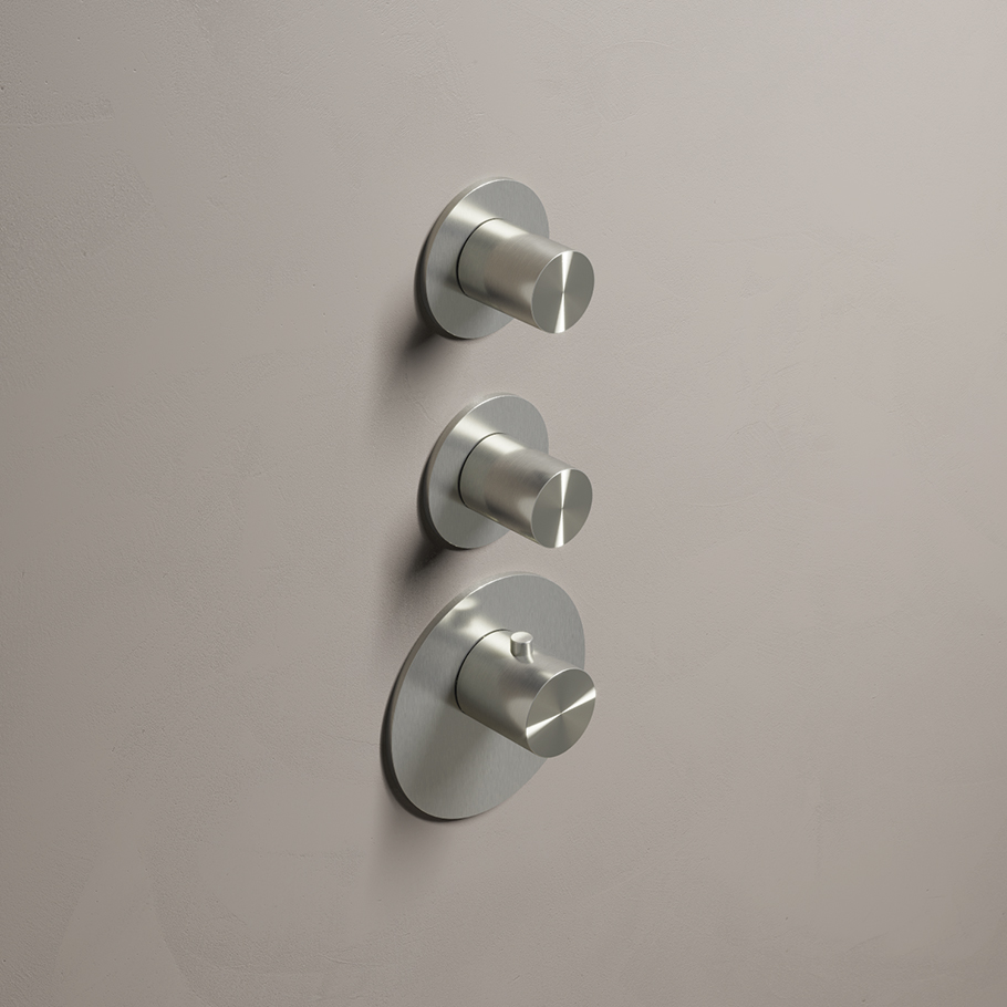 Archie - Mitigeur Thermostatique - Encastré - 2 Robinets - Inox 316 - ARHR2