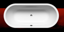 Baignoire Vaio Duo Oval, Acier Émaillé