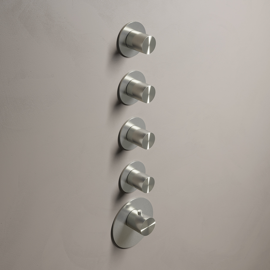 Archie - Mitigeur Thermostatique - Encastré - 4 Robinets - Inox 316 - ARHR4