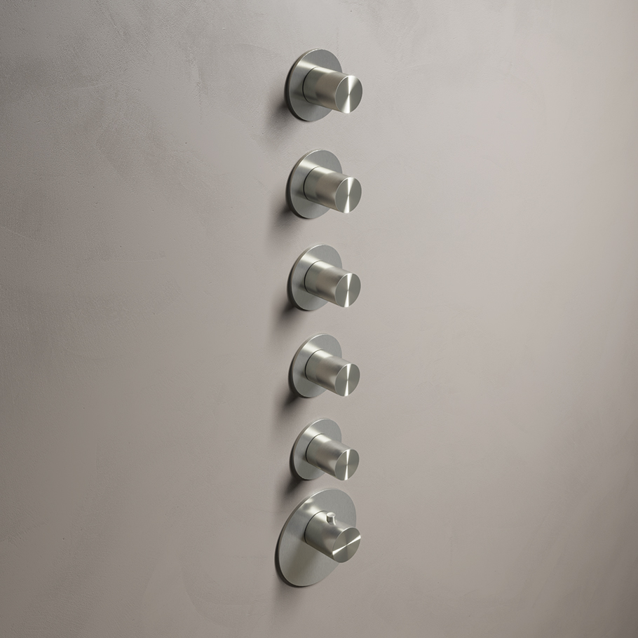 Archie - Mitigeur Thermostatique - Encastré - 5 Robinets - Inox 316 - ARHR5