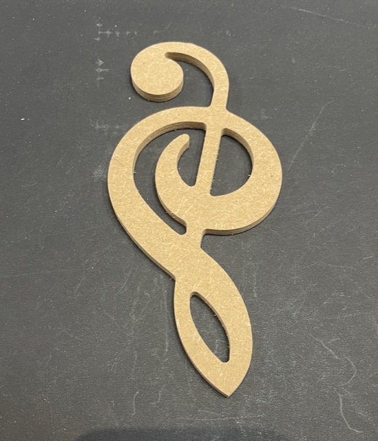 Clé de Sol 7 x 16 cm N°18