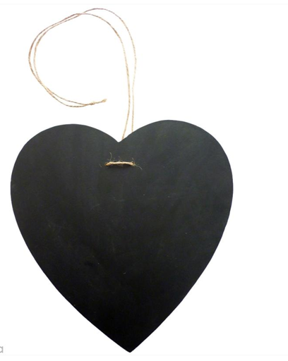 [101390] Cœur en Ardoise à suspendre 