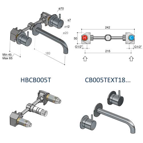 Corps Encastré - HBCB005T