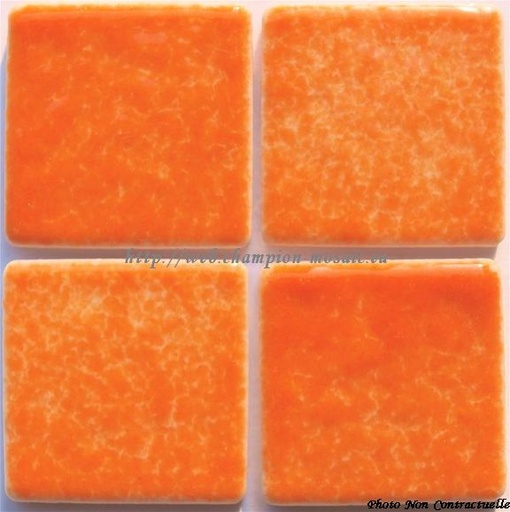 [AG39] Emaux de Briare Mandarine en Plaque