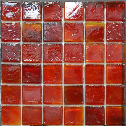 Emaux Venitiens Sicis  Crimson, à la plaquette