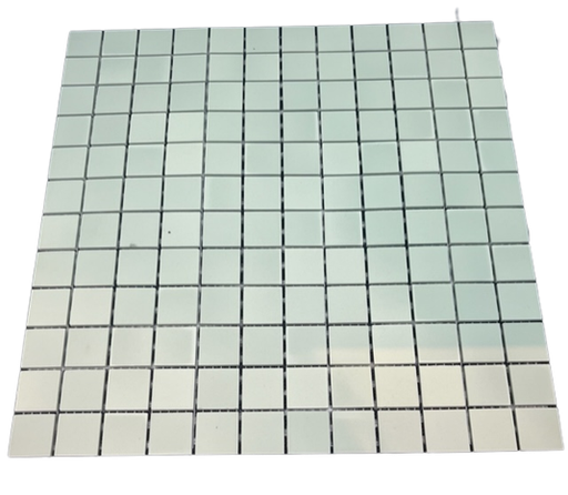 Grès Cérame 2,5 x 2,5 cm - 0348 Verde Jade, à la plaque 