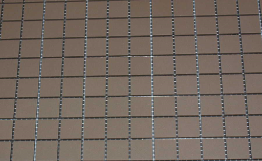 Gres Cerame 2 x 2 cm  Gris en plaque