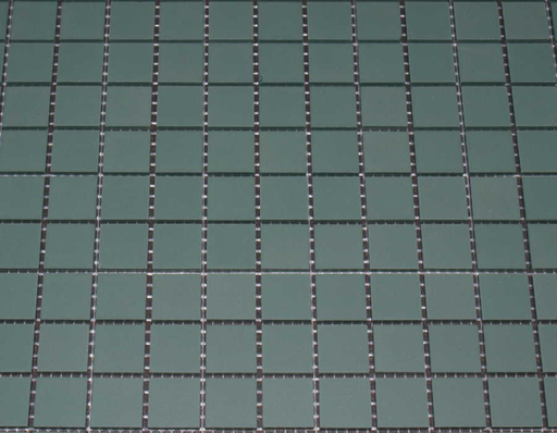 Grès Cérame 2 x 2 cm - Vert, à la plaque 