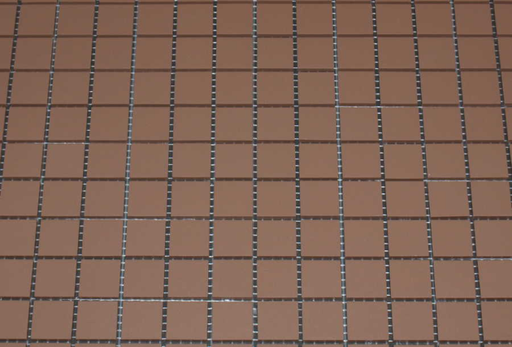 Grès Cérame 2 x 2 cm - Vieux Rose, en plaque