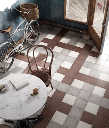 Grès Cérame Emaillé Art Nouveau, 20 x 20 cm, Vendu au m², 1 Bte = 1 m² 