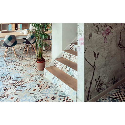 Grès Cérame Emaillé Cementine 20, 20 x 20cm, Vendu au m², 1 Bte= 1.08 m²