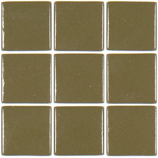Pâte de verre 321 (Marron) 2,3 x 2,3 cm, par 100g