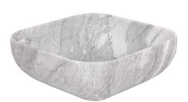 Italie Quadrato - Vasque à Poser - 45 x 45 cm 