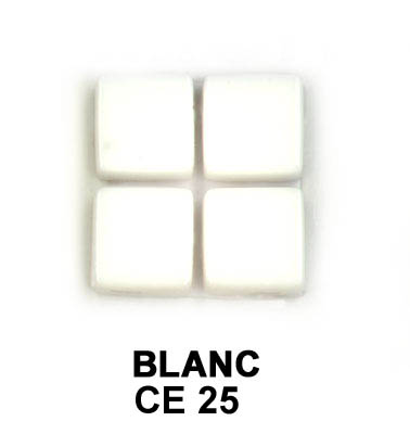 [CE25] Micro Briare 1 x 1 cm Blanc, par 100g