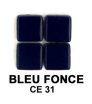 [CE31] Micro Briare 1 x 1 cm Bleu Fonce, par 100g